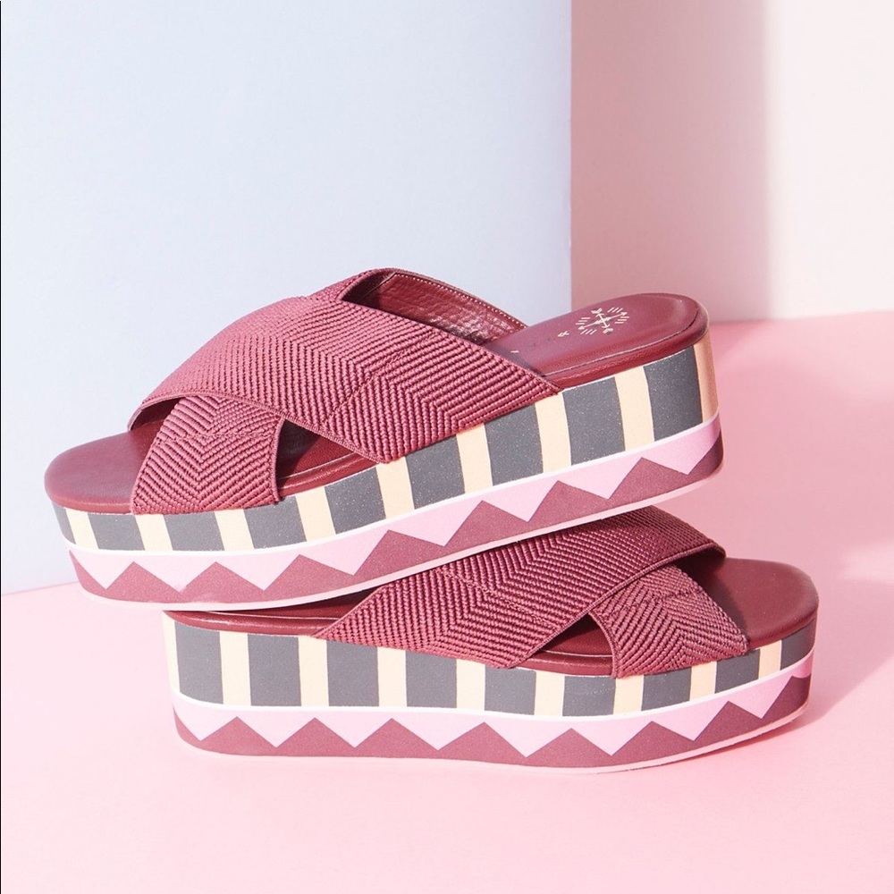 Free People X Farylrobin Vegan Sky Waves Sandal